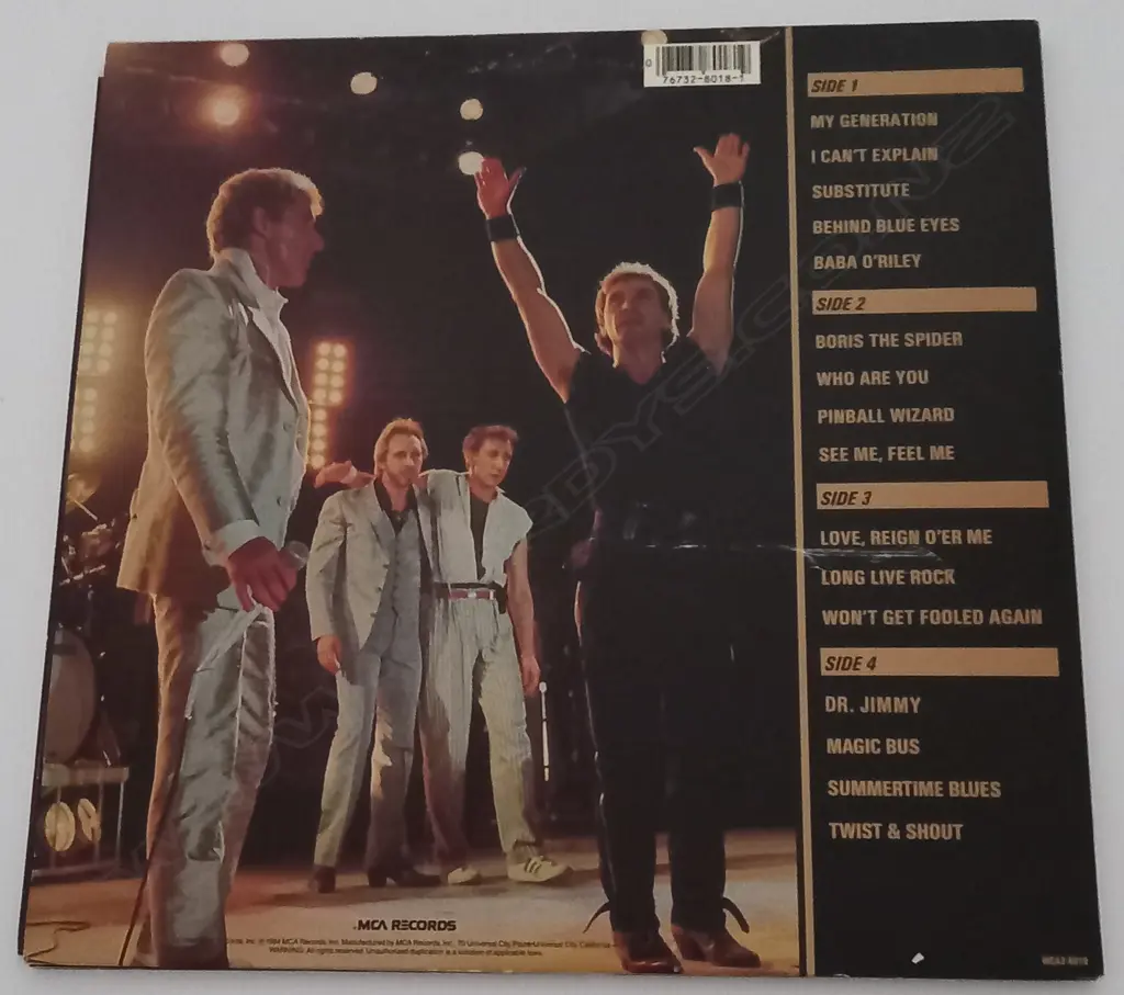 The Who, Who's Last, (Double Album) Image 1++